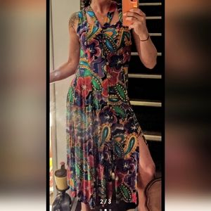 Vintage Paisley Dress